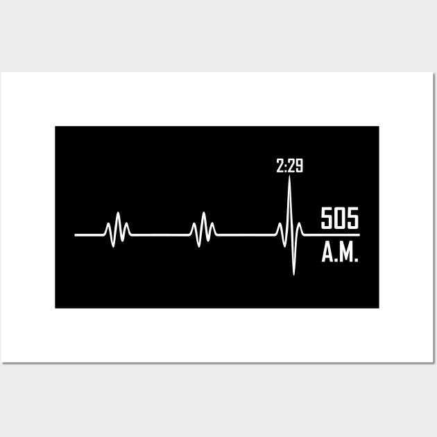 505 Heart beat Wall Art by TKsuited